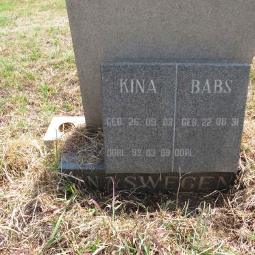 ASWEGEN Kina, van 1926-1999 & Babs 1931 -