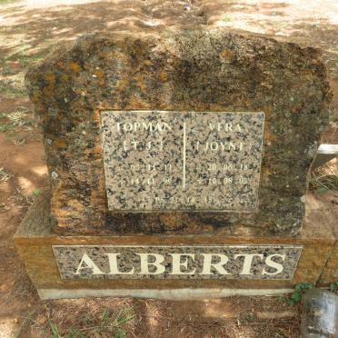 ALBERTS Topman 1911-1999 & Vera 1918-2003