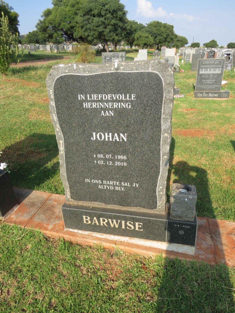 BARWISE Johan 1966-2010