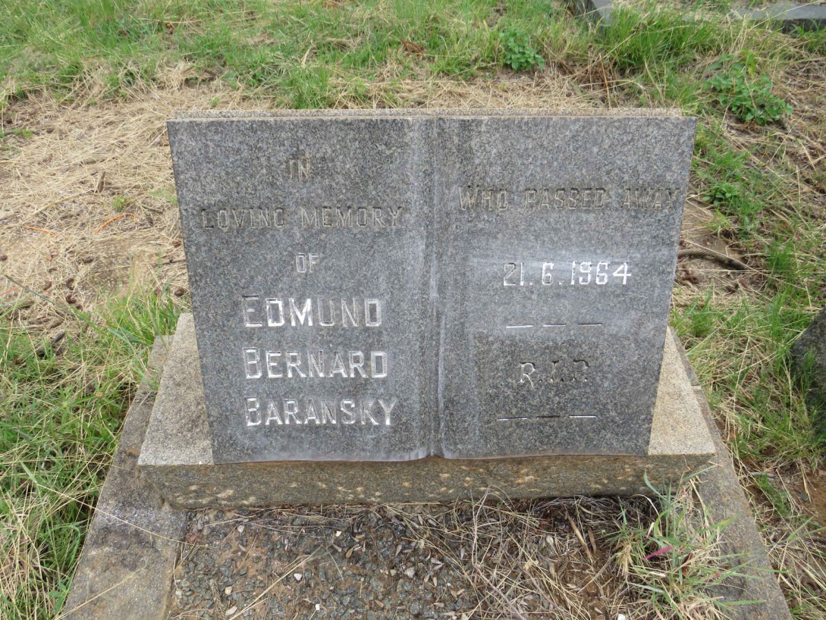 BARANSKY Edmund Bernard -1964