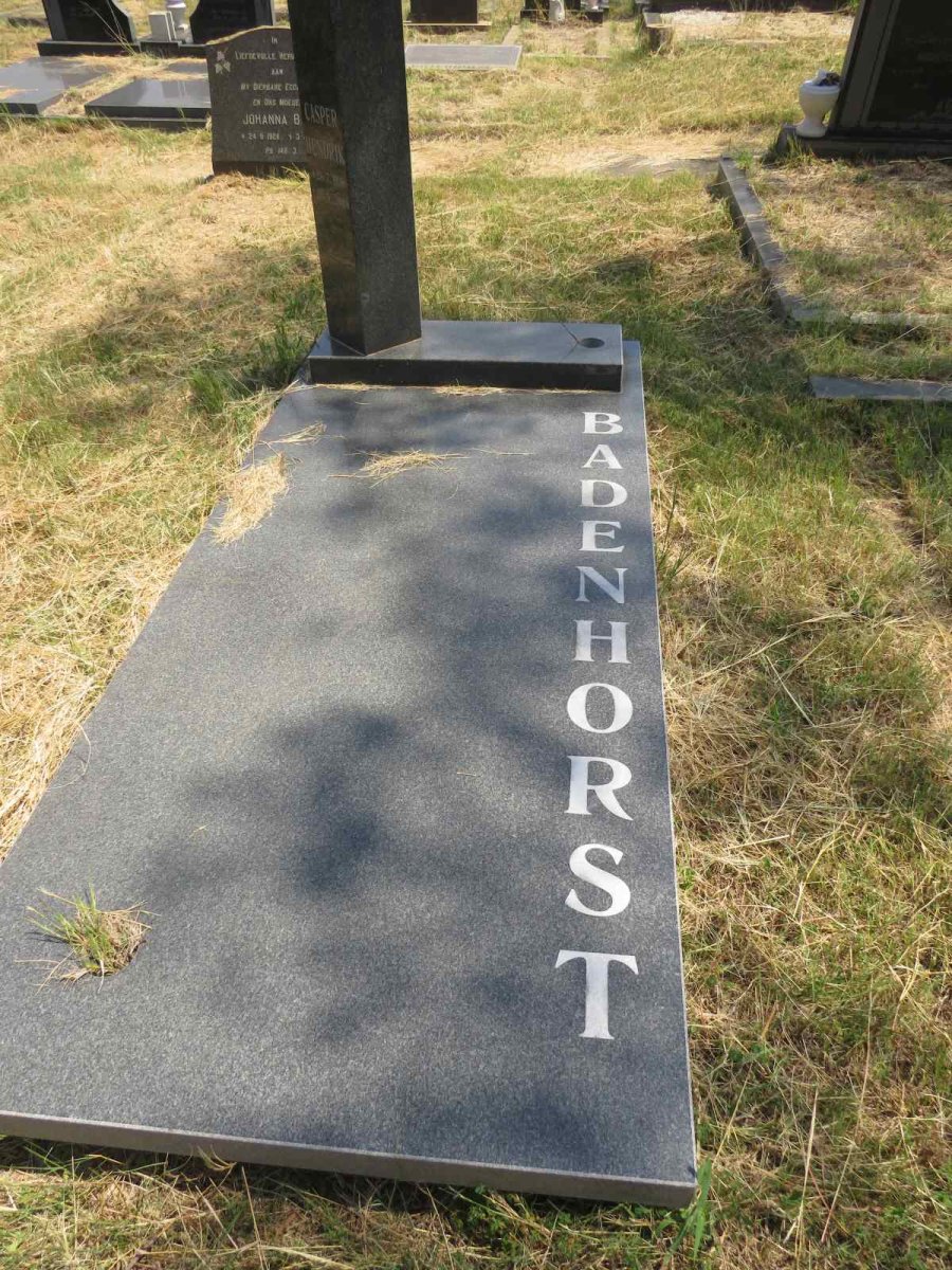 BADENHORST Casper Hendrik 1956-2006_ 1