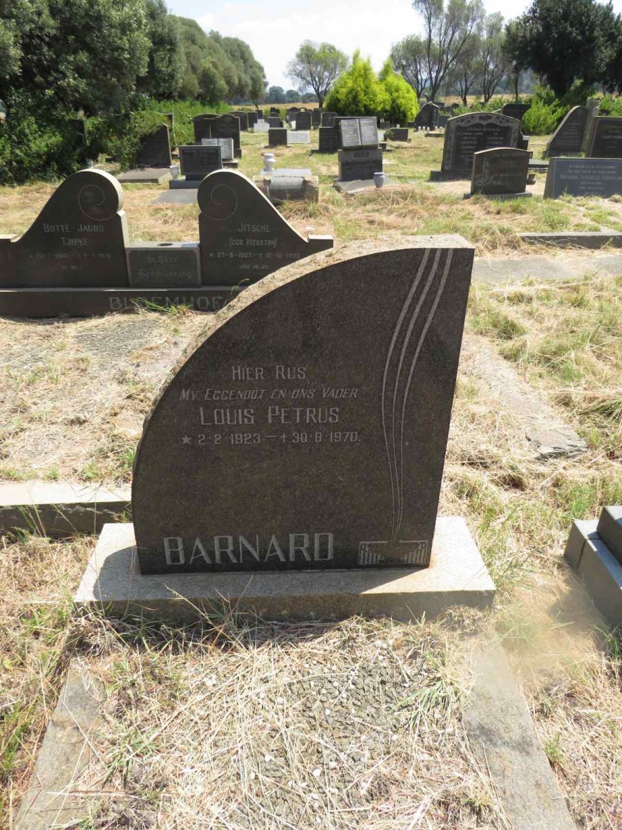 BARNARD Louis Petrus 1923-1970