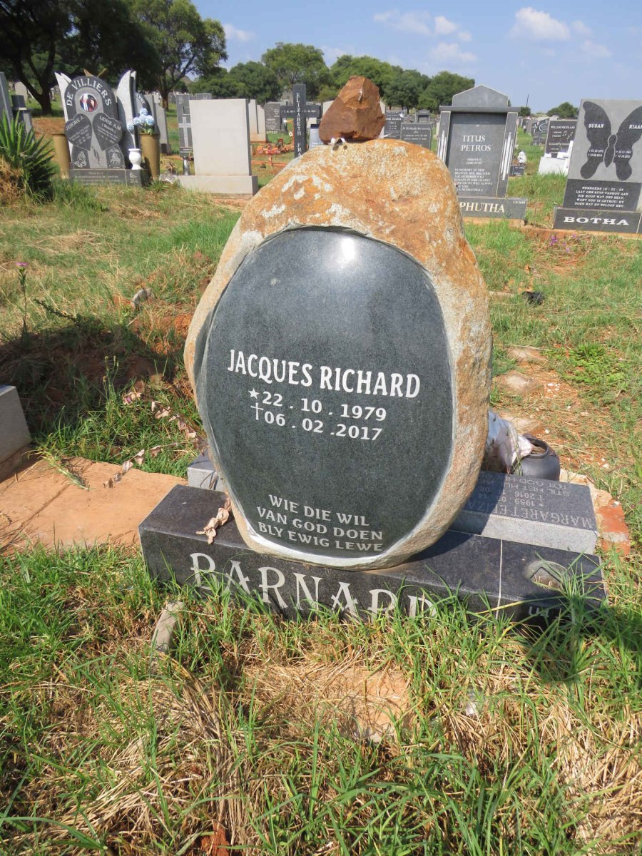 BARNARD Jacques Richard 1979-2017