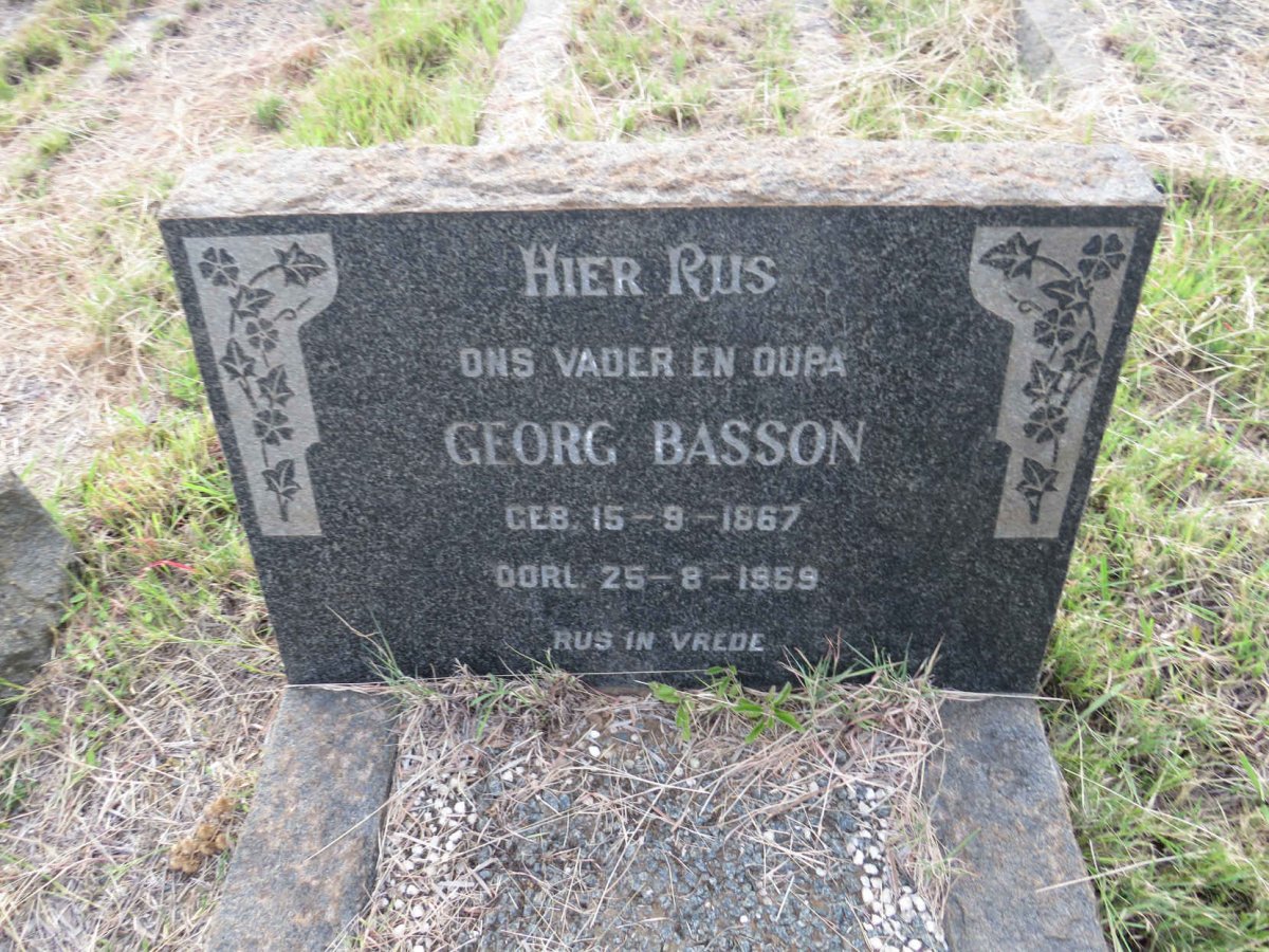 BASSON Georg 1867-1959