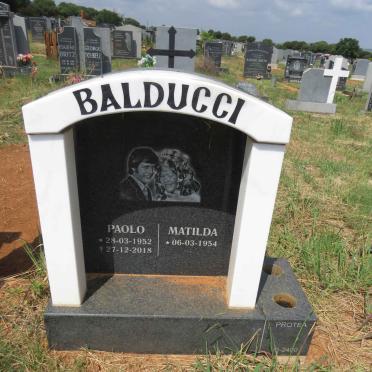BALDUCCI Paolo 1952-2018 & Matilda 1954- 