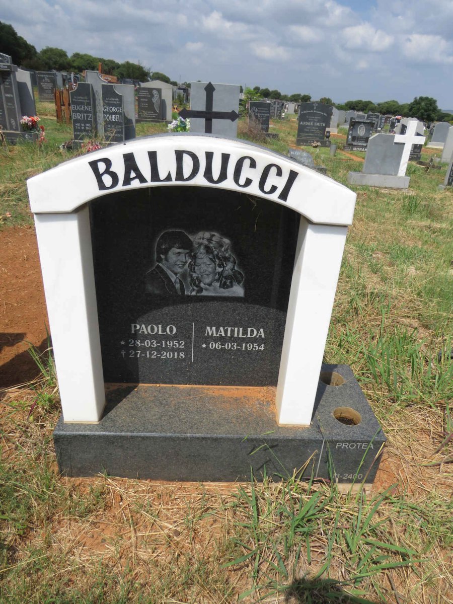 BALDUCCI Paolo 1952-2018 & Matilda 1954- 