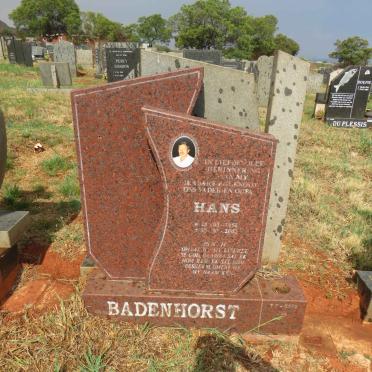 BADENHORST Hans 1952-2002 