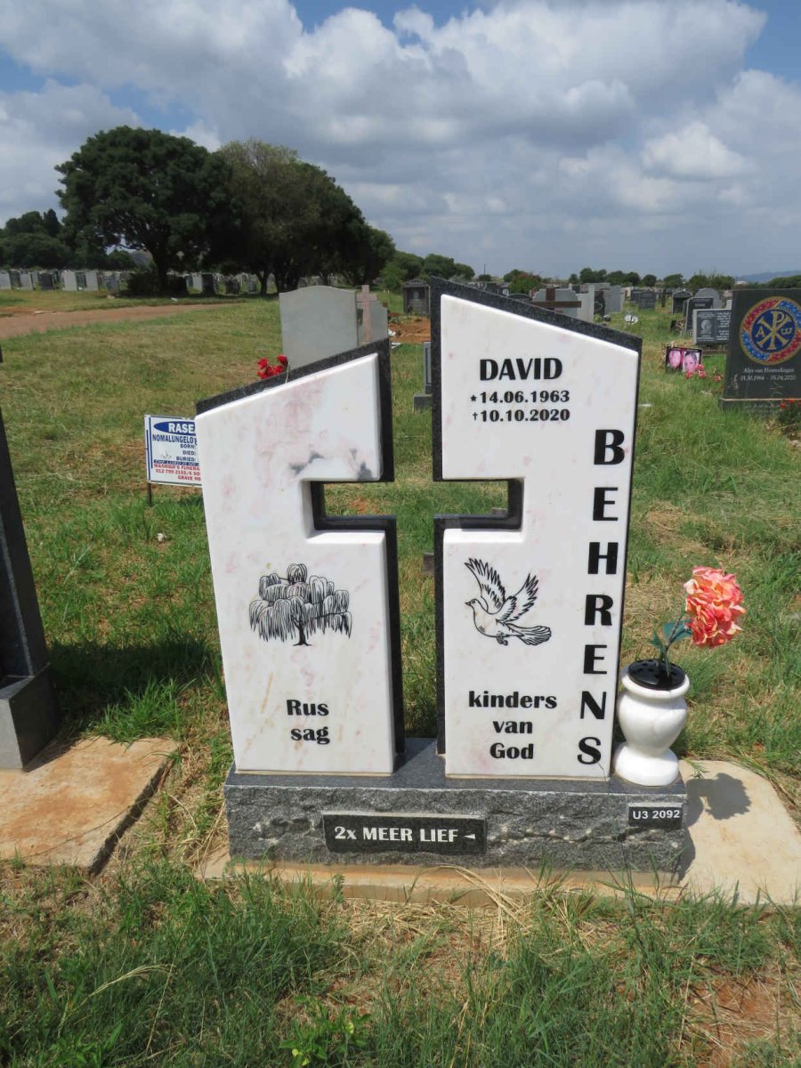 BEHRENS David 1963-2020