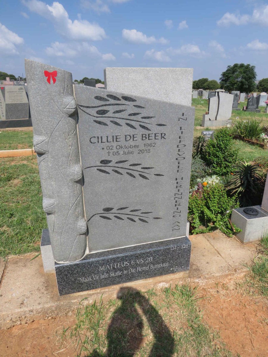 BEER Cillie, de 1962-2018