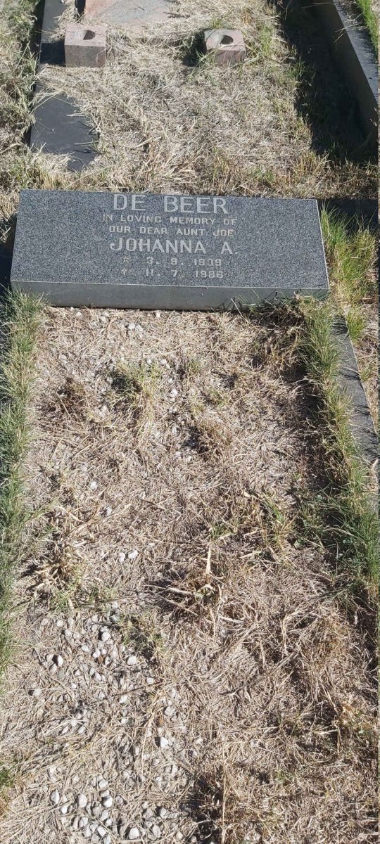 BEER Johanna A., de 1909-1986