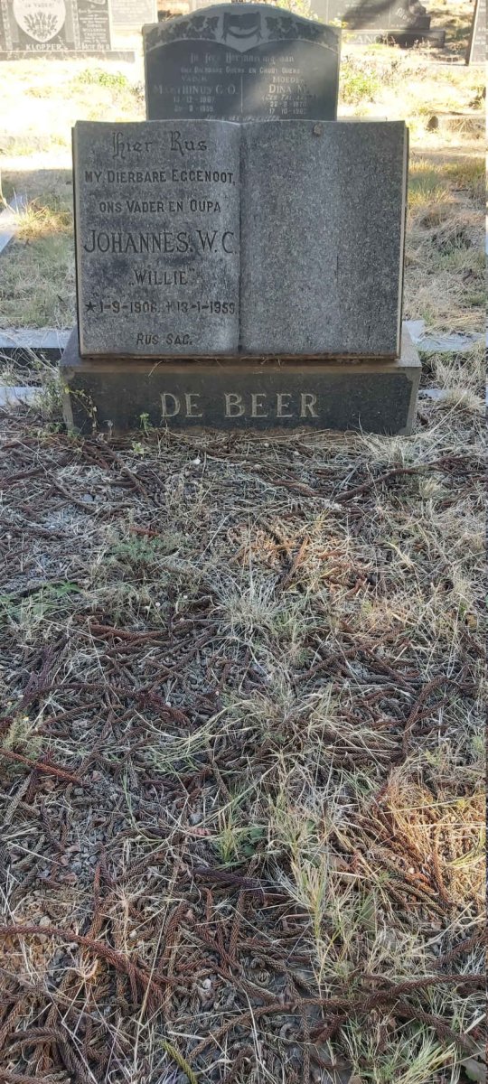 BEER Johannes W.C., de 1906-1959