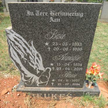 BEUKES Basie 1933-1999 :: BEUKES Annatjie 1934-2021 :: BEUKES Hennie 1957-2024