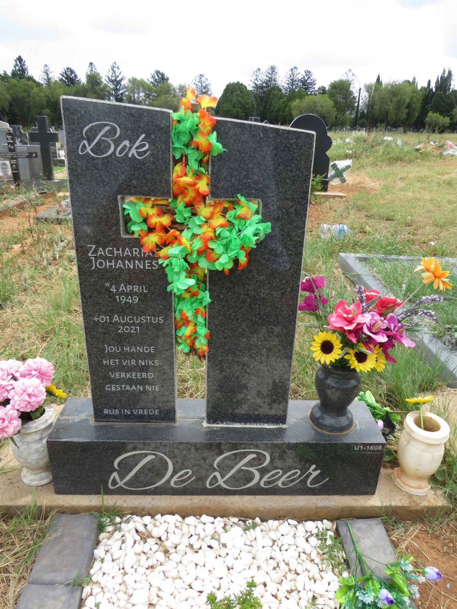 BEER Zacharias Johannes, de 1949-2021