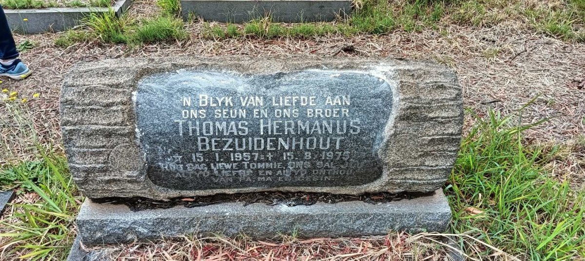 BEZUIDENHOUT Thomas Hermanus 1957-1975