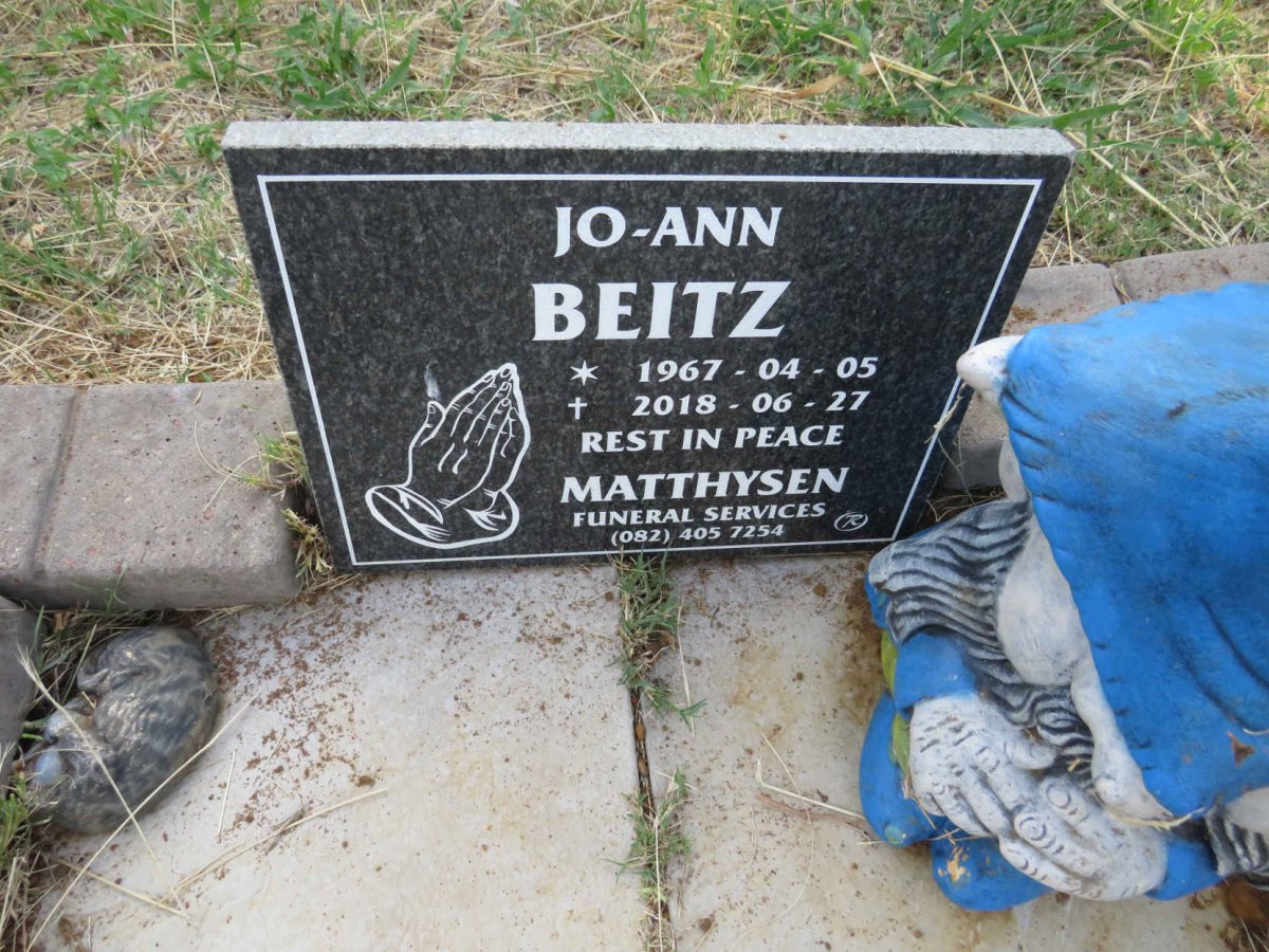 BEITZ Jo- Ann 1967-2018