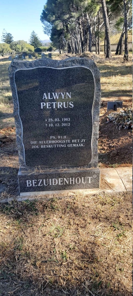 BEZUIDENHOUT Alwyn Petrus 1963-2012