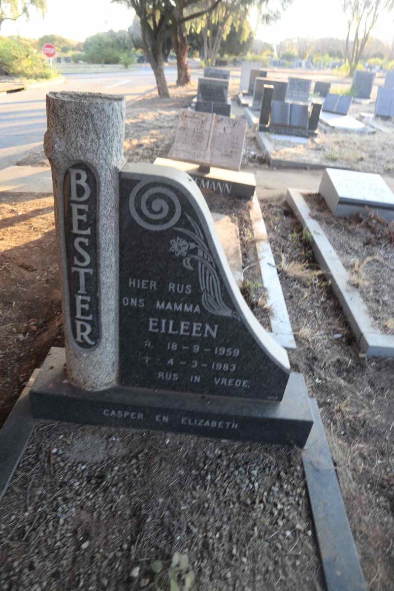 BESTER Eileen 1959-1983