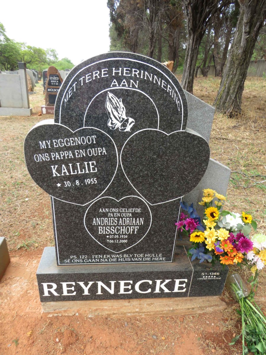 BISSCHOFF Andries Adriaan 1936-2000 :: REYNECKE Kallie 1955-