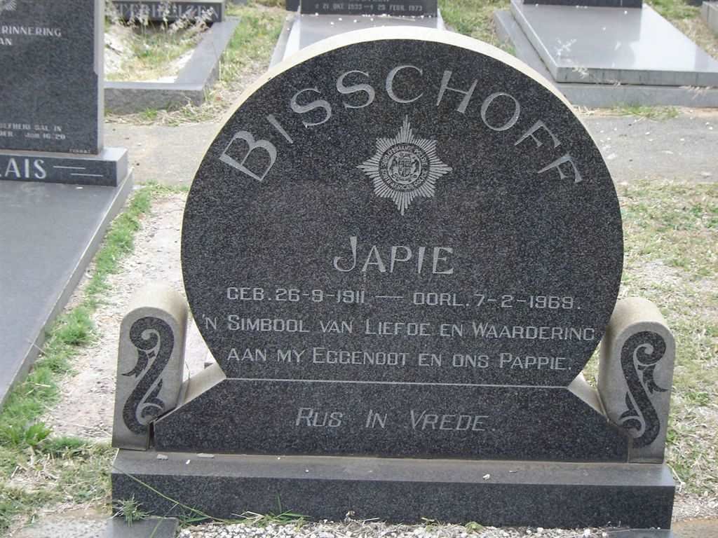BISSCHOFF Japie 1911-1969