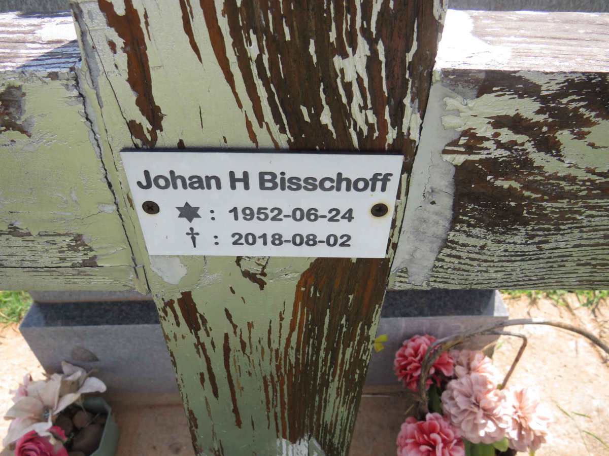 BISSCHOFF Johan H. 1952-2018
