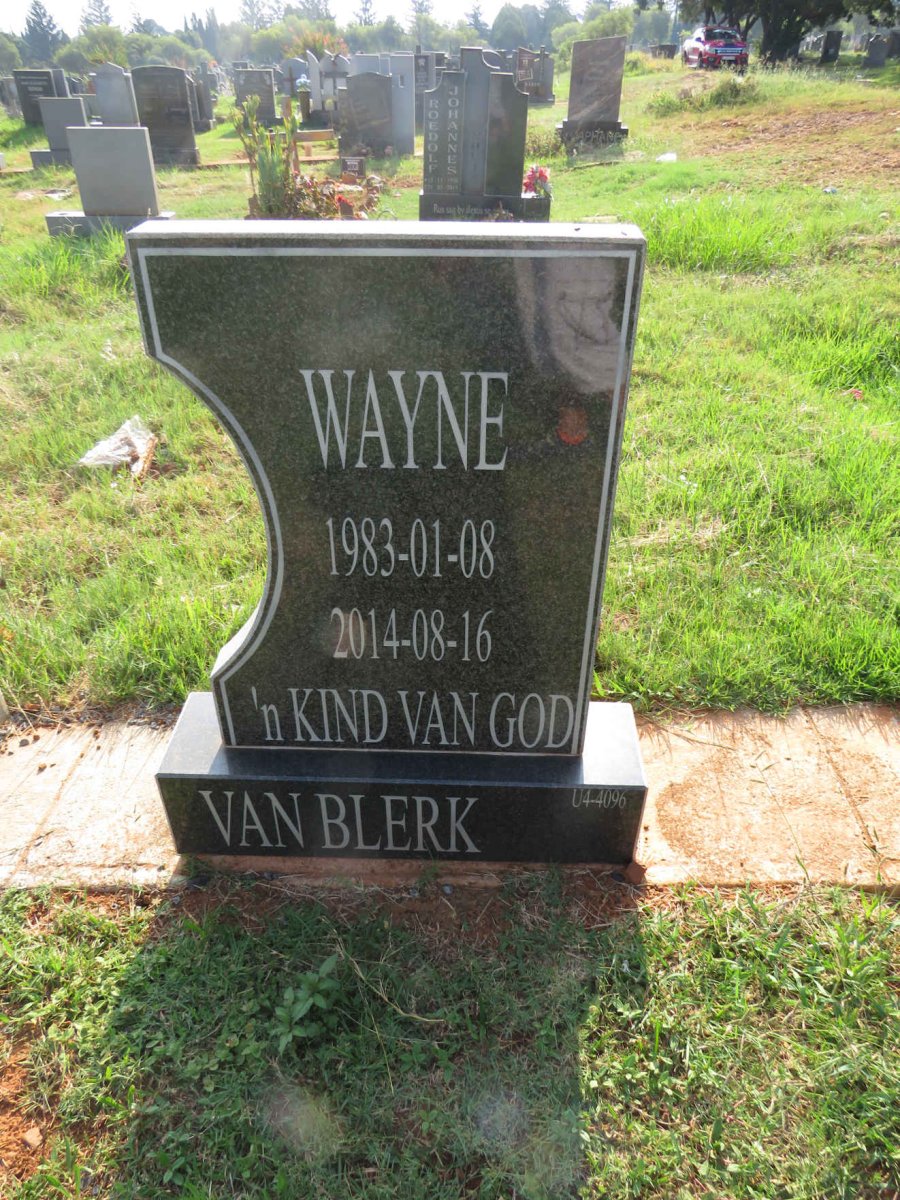 BLERK Wayne, van 1983-2014
