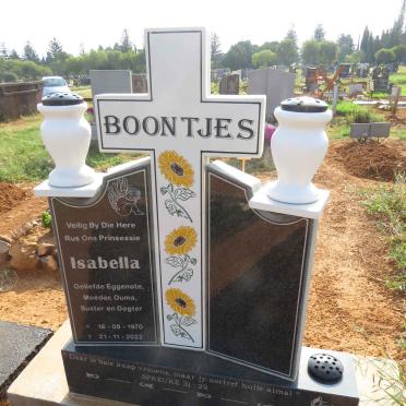 BOONTJES Isabella 1970-2022