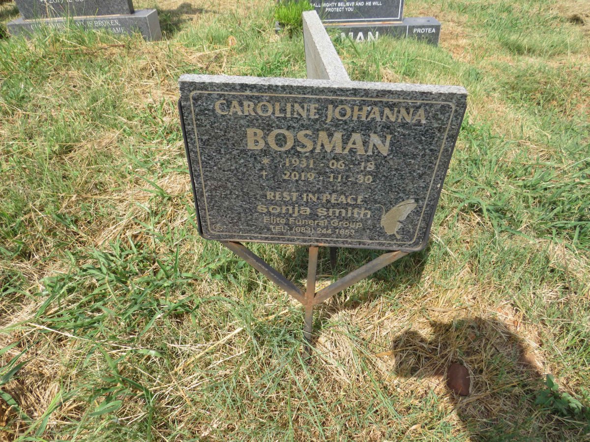 BOSMAN Petrus Wilhelmus Jacobus 1930-2019 & Caroline Johanna 1931-2019 _3