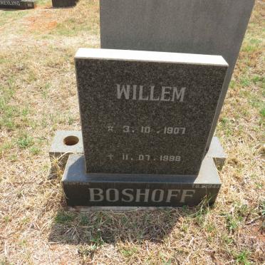 BOSHOFF Willem 1907-1998