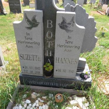 BOTHA Hannes 1942- & Suzette 1945-2018