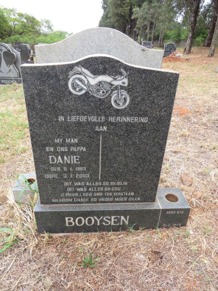 BOOYSEN Danie 1963-2003
