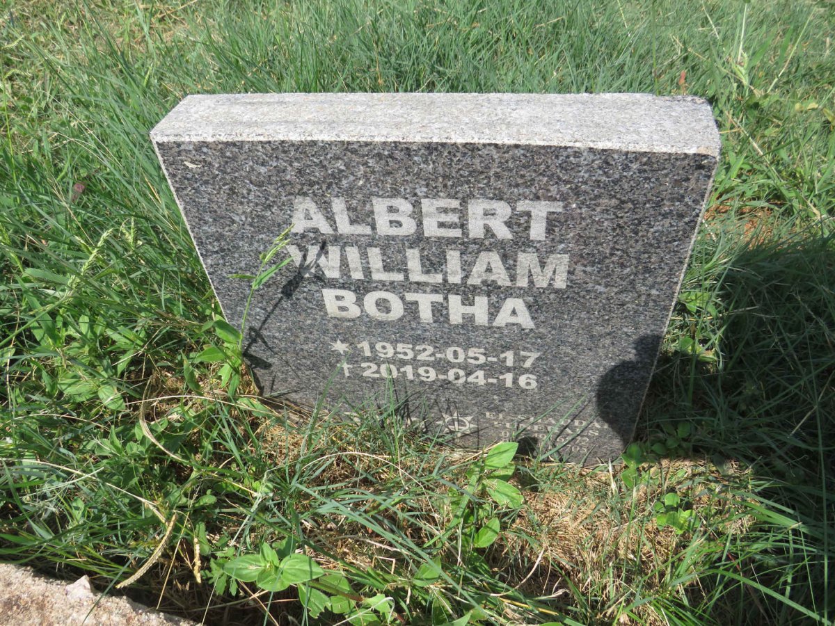 BOTHA Albert William 1952-2019