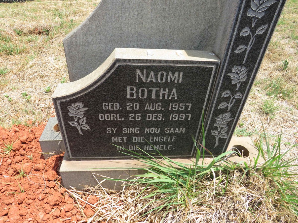 BOTHA Naomi 1957-1997