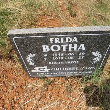 BOTHA Freda 1946-2019