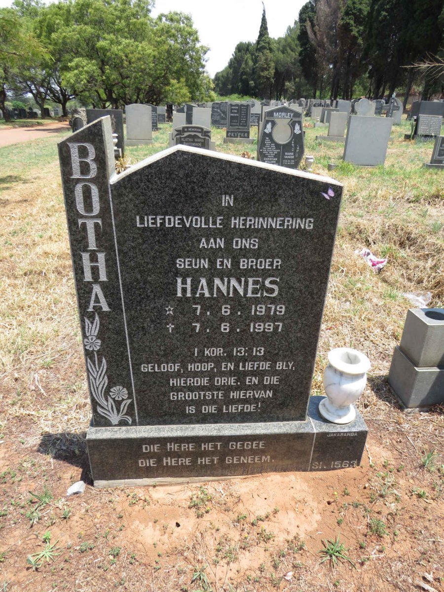 BOTHA Hannes 1979-1997
