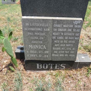 BOTES Monica 1955-1997