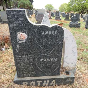 BOTHA Andre 1954-2003 & Marieta 1957- 