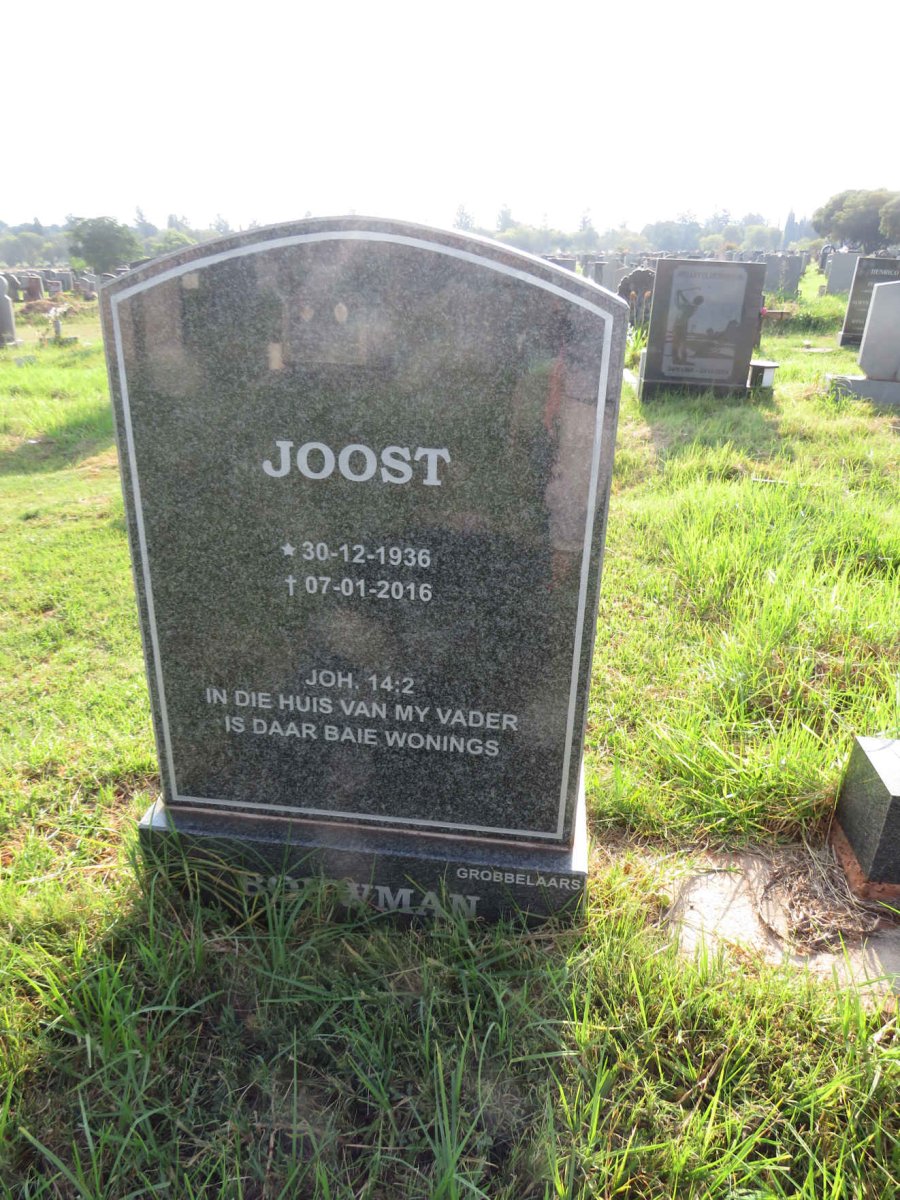 BOUWMAN Joost 1936-2016