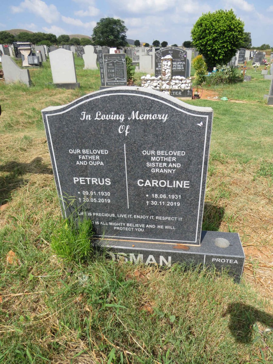 BOSMAN Petrus Wilhelmus Jacobus 1930-2019 & Caroline Johanna 1931-2019 _1