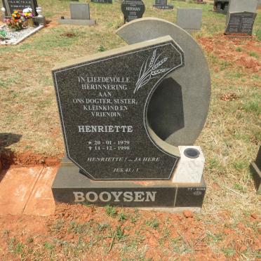BOOYSEN Henriette 1979-1998
