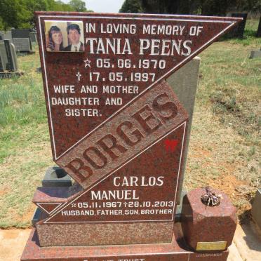 BORGES Carlos Manuel 1967-2013 & Tania PEENS 1970-1997 
