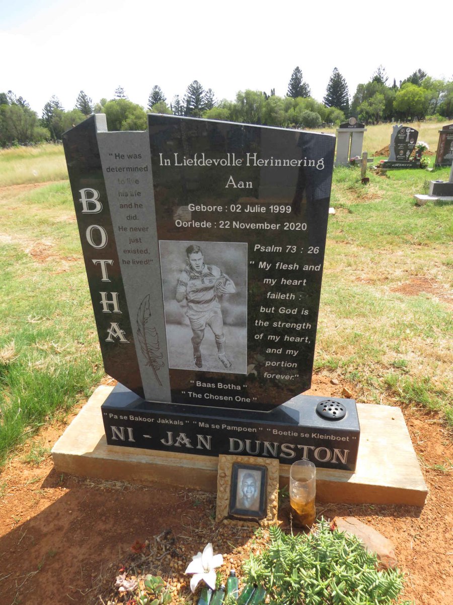 BOTHA Ni-Jan Dunston 1999-2020
