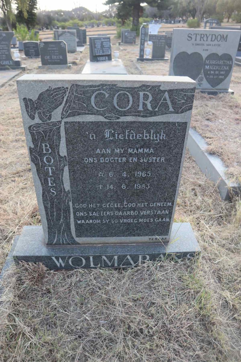 BOTES Cora nee WOLMARANS 1965-1983