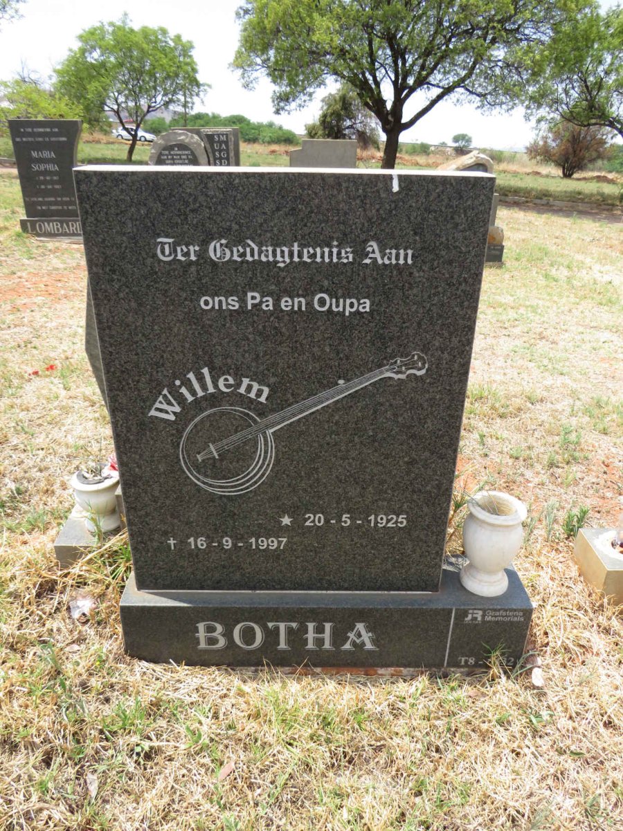 BOTHA Willem 1925-1997