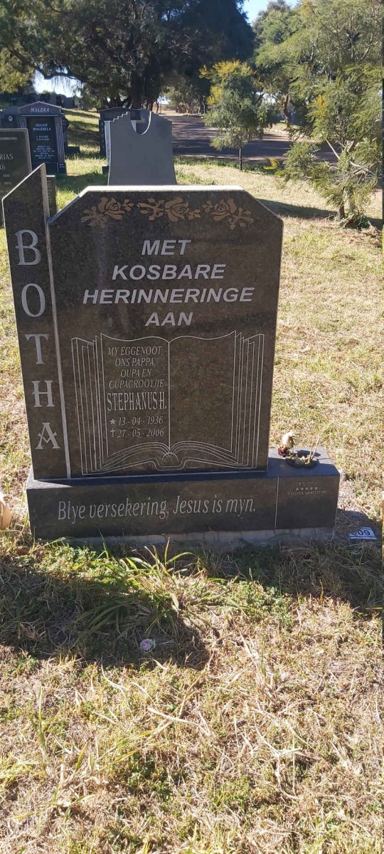 BOTHA Stephanus H. 1936-2006