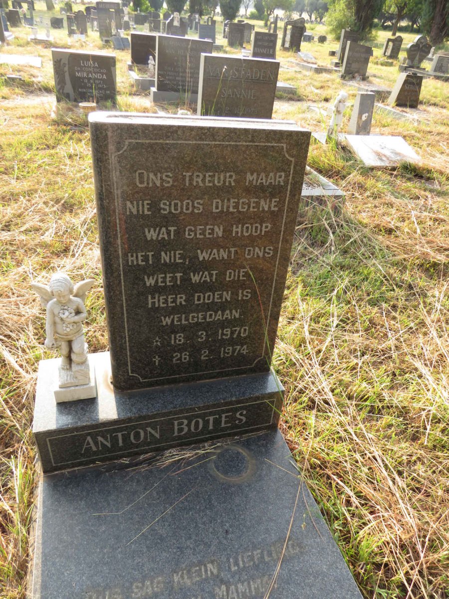 BOTES Anton 1970-1974