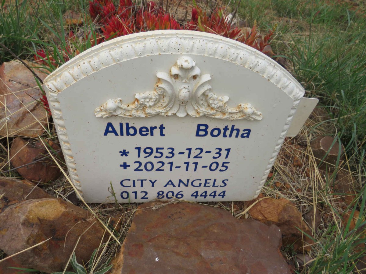 BOTHA Albert 1953-2021