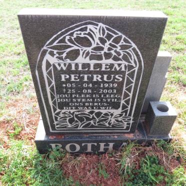 BOTHA Willem Petrus 1939-2003