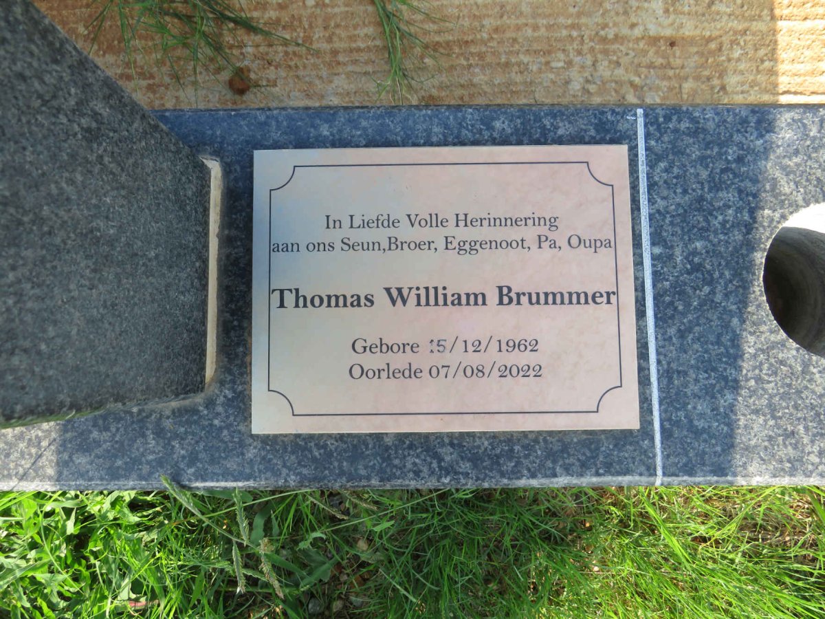 BRUMMER William Ernest 1940-2021 & Cornelia Elizabeth 1940- :: BRUMMER Thomas William 1962-2022 _2