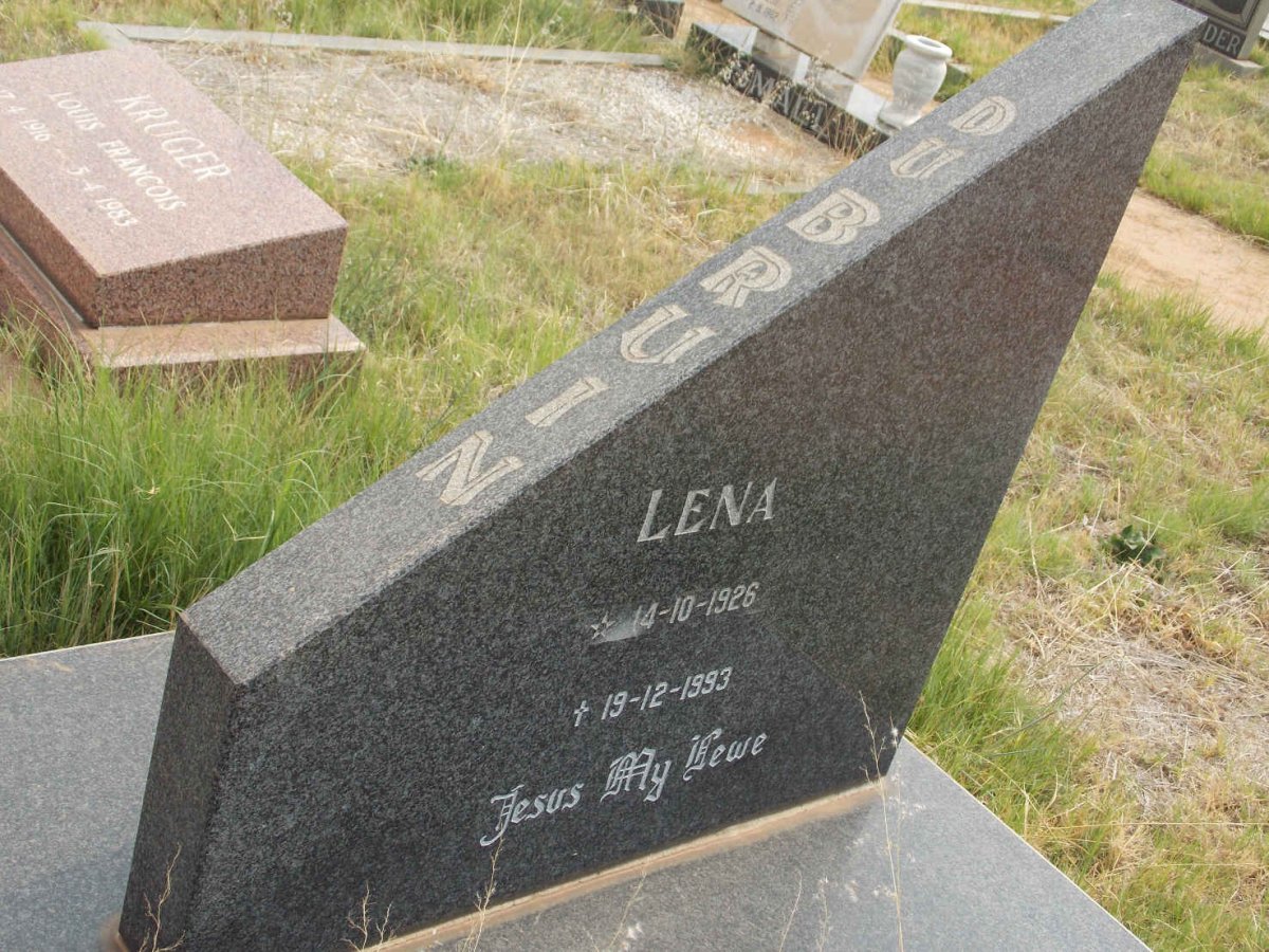 BRUIN Lena, du 1926-1993