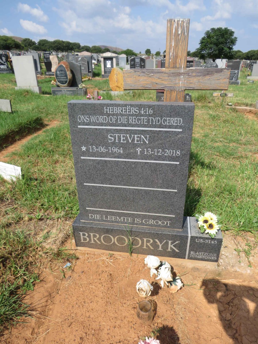 BROODRYK Steven 1964-2018